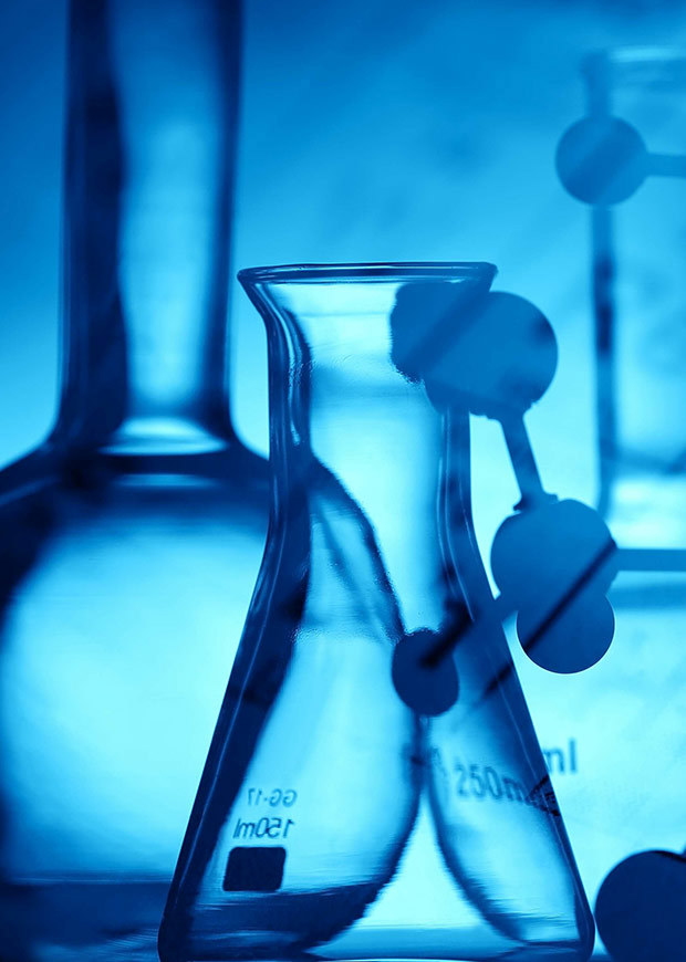 Abstract science image, portrait crop