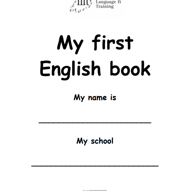 Page from My first English Book